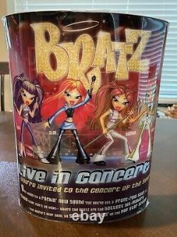 MGA RARE Bratz Live In Concert Yasmin New in Box 1st Ever! Pop Group