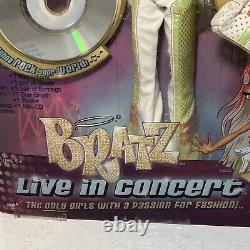 MGA RARE Bratz Sasha Live In Concert Singer Pop Group CD Missing 1 Piece