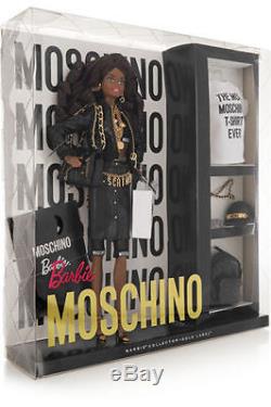 MOSCHINO Barbie AA Brunette African American JS LMT & Sold Out READY 2 SHIP NOW