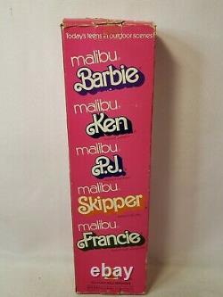 Malibu Christie African American Barbie Doll 1975 Mattel 7745 Nrfb