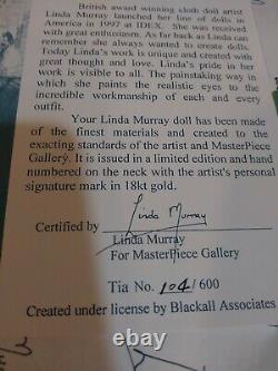 Master piece Gallery Tia By Linda Murray 104/600 African/ American doll New
