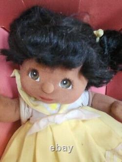 Mattel 1980's Vintage My Child Doll African American Girl Box Dress. Read