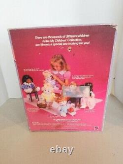 Mattel 1980's Vintage My Child Doll African American Girl Box Dress. Read