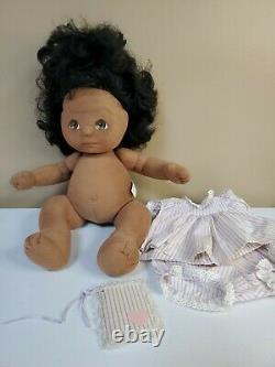 Mattel 1985 African American My Child Doll Needs Tlc