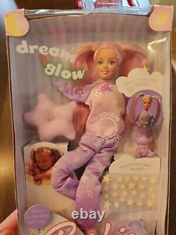 Mattel 2006 Dream Glow Barbie Doll Soft Body Glow in Dark pjs pajamas bedtime