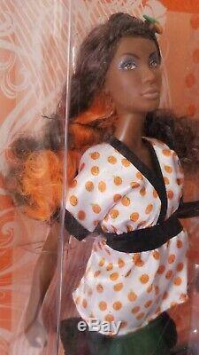 Mattel 2007 AA Barbie Nikki Top Model Orange Hair Wear Doll Dark Skin Beautiful