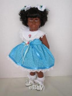Mattel AFRICAN AMERICAN CHATTY CATHY TURQUOISE PARTY DRESS TALKS FREE SHIPPING