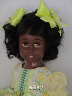 Mattel AFRICAN AMERICAN CHATTY CATHY YELLOW PARTY DRESS TALKS FREE SHIPPING