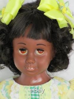 Mattel AFRICAN AMERICAN CHATTY CATHY YELLOW PARTY DRESS TALKS FREE SHIPPING