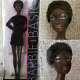 Mattel Barbie Basics Black Label Doll Model 04 Black Dress 001 Dark Skin AA RARE