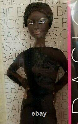 Mattel Barbie Basics Black Label Doll Model 04 Black Dress 001 Dark Skin AA RARE