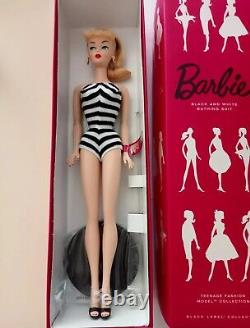 Mattel Barbie Black & White Bathing Suit Doll 2014 BRAND NEW IN BOX