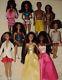 Mattel Barbie Doll LOT OF 9 Black/African American all Dressed 1 Ken