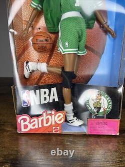 Mattel Barbie NBA Boston Celtics African American 1998 Doll Toys R Us- New