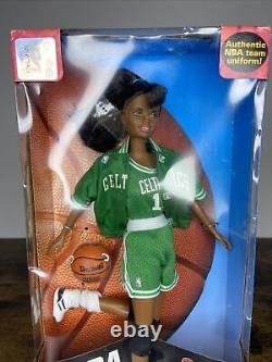 Mattel Barbie NBA Boston Celtics African American 1998 Doll Toys R Us- New