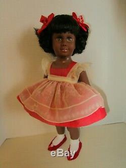 Mattel CHATTY CATHY RED PINAFORE Dress Talks AFRICAN AMERICAN BOB FREE SHIPPING