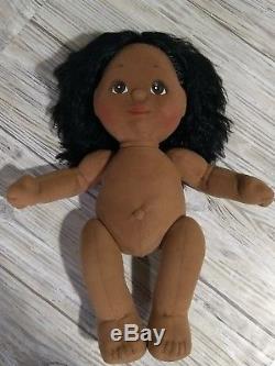Mattel MY CHILD Dolls African American Boy Girl Black Hair Sailor & Vest 1985