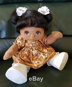 Mattel My Child Doll US GIRL African American, Fully Dressed & Locket
