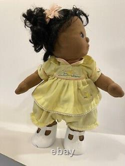 Mattel My Child Girl Doll Yellow Duckie Dress Bloomers Shoes African American