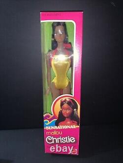 Mattel Sunsational Malibu Christie Doll 1981 (7745) African American MIB NRFB