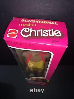 Mattel Sunsational Malibu Christie Doll 1981 (7745) African American MIB NRFB