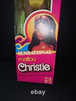 Mattel Sunsational Malibu Christie Doll 1981 (7745) African American MIB NRFB