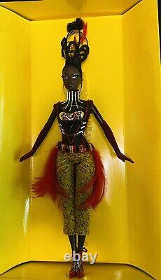Mattel TANO Barbie Doll Treasures of Africa Byron Lars African American NRFB