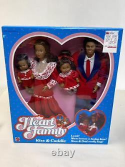 Mattel The Heart Family Kiss & Cuddle Set Black African American Nrfb