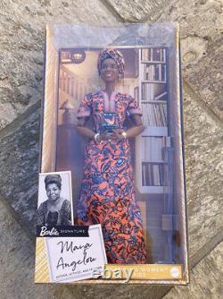 Maya Angelou Barbie Signature Inspiring Women Series Collector Doll 12in IN HAND