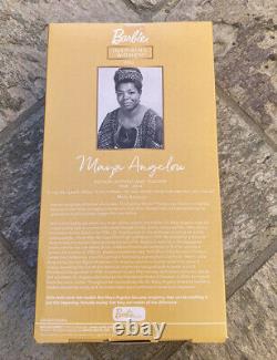 Maya Angelou Barbie Signature Inspiring Women Series Collector Doll 12in IN HAND
