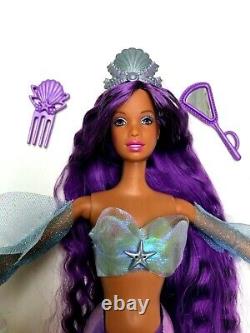 Mermaid Fantasy Christie Doll Barbie Purple AA African American