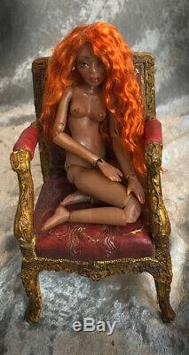 Miniature 112 African American Red Headed Diva Ball Jointed Doll By Sutherland