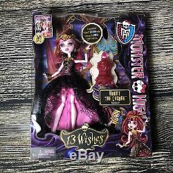 Monster High 13 Wishes Clawdeen Frankie And Draculaura Dolls NEW IN box Lot Of 3