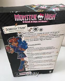 Monster High Art Class Robecca Steam Doll New HTF