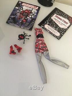 Monster High Doll Webarella SDCC 2013 Exclusive withPet Wydowna- Complete In Box