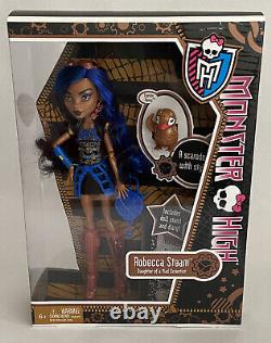 Monster High First Wave 2012 ROBECCA STEAM Doll w Captain Penny X3652 NRFB