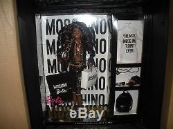 Moschino Barbie AA giftset African-American Black Superstar Collector NRFB