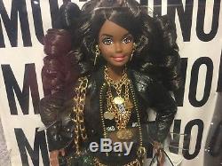 Moschino Barbie Doll 2015 Aa African American Gold Label Mattel Dnj32 Nrfb