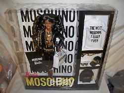 Moschino Barbie Doll African American NRFB SOLD OUT! #DNJ32 Mattel 2015 700 made