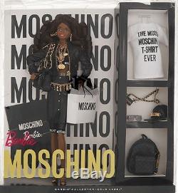 Moschino Doll African American Barbie by Designer Jeremy Scott Limited Edition