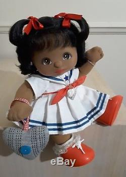 My Child Doll African American Black Girl Locket, Bracelet, Nappy