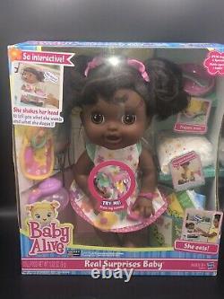 NEW 2012 African American Baby Alive Real Surprises Doll Magnetic Interactive
