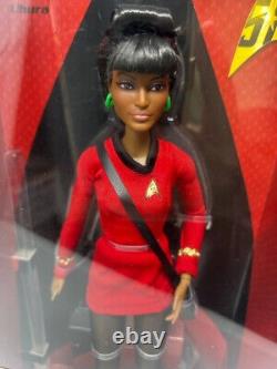 NEW 2016 Barbie Star Trek Barbie Doll As Lt. Uhura Black Label Mattel Sealed