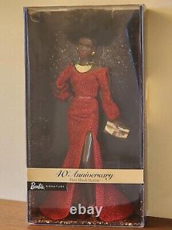NEW! 40th Anniversary 1st Black Barbie Doll SELMA African American AA GOLD Label