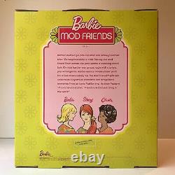 NEW AUTHENTIC 1968 Barbie Christie Stacey MOD FRIENDS 2018 Mattel 50th MINT