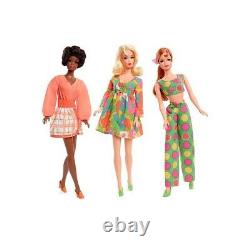 NEW AUTHENTIC 1968 Barbie Christie Stacey MOD FRIENDS 2018 Mattel 50th MINT