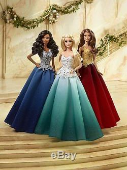 NEW Barbie 2016 Holiday Edition African American Collector Doll