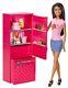 NEW Barbie African-American Doll and Fridge Set