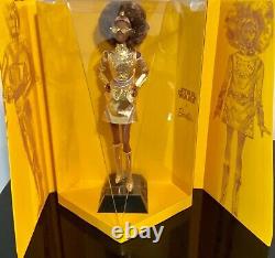 NEW Barbie Collector Star Wars C-3PO x Doll In Gold. GLY30 Brand NewithTissued