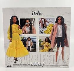 NEW Barbie Signature Barbie Style African American Doll Gift Set GTJ83